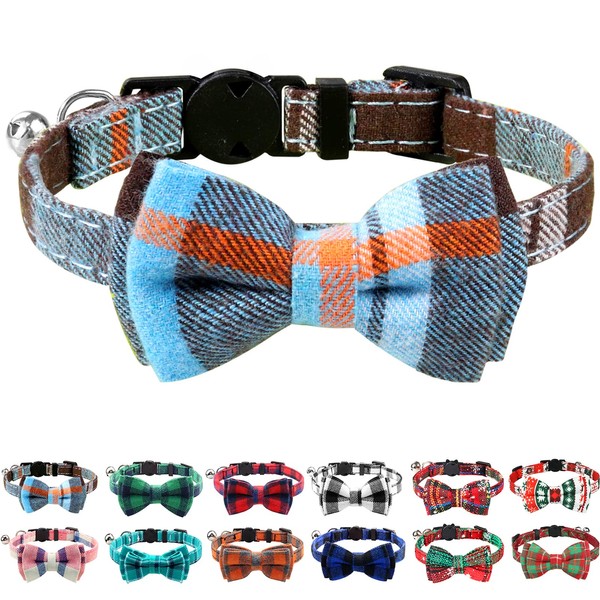 Joytale Upgraded Cat Collar with Bells, Breakaway Cat Collars with