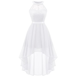 Wedtrend Womens Wedding Guest Dress Sleeveless Evening Formal Dresses for Women, Elegant Cocktail Dresses Bridal Shower Dress for Bride WT0204White2XL