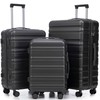 Merax 3-Piece ABS Hardshell Luggage Sets – Lightweight, Tough &