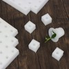 Eshylala 200 Pack Hydroponic Sponge Planting Tool Square Seedling Sponges