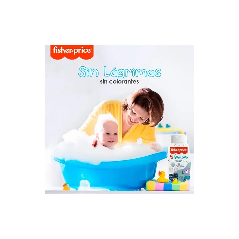 Shampoo Para Bebe Fisher-price Hipoalergénico Neutro 300 Ml