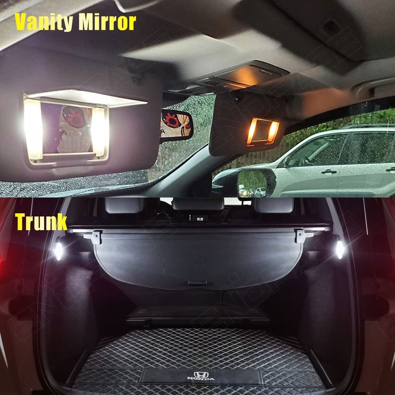 ENDPAGE 8-Pieces CRV LED Interior Light Kit for Honda CR-V