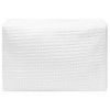 SoliVisk Waffle Weave Cosmetic Bags, Large (White)