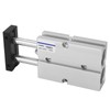 Air Cylinder Pneumatic 2 Piston Rod 2 Shaft Double Action