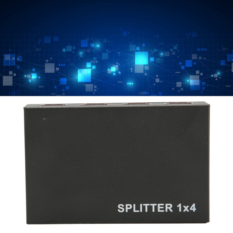 1x4 HD Multimedia Interface Splitter 1 in 4 Out 3D
