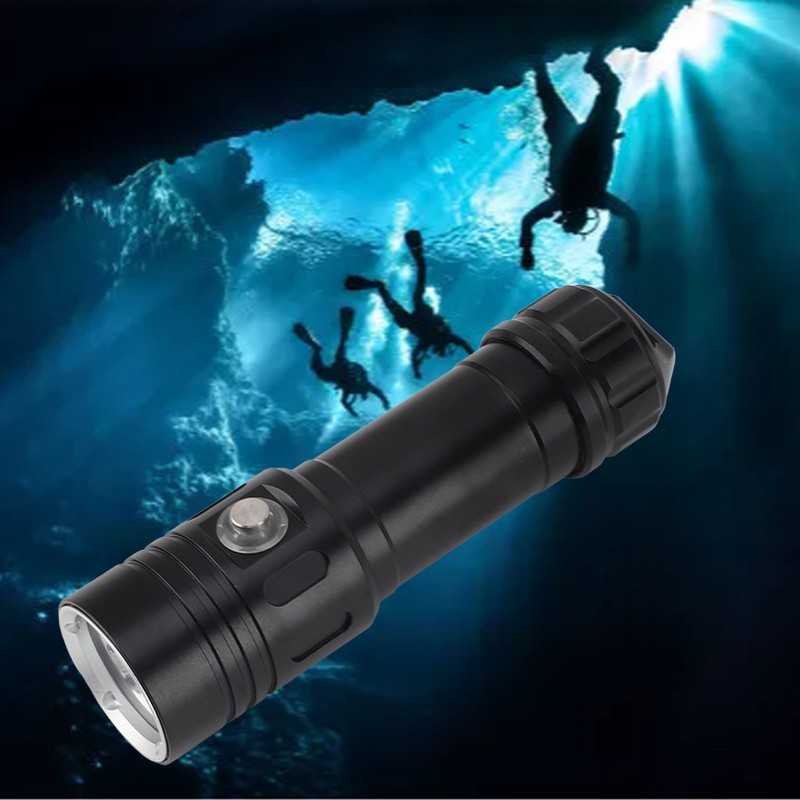 Scuba Diving Flashlight 1000LM IPX8 Waterproof Dive Light Underwater 328ft