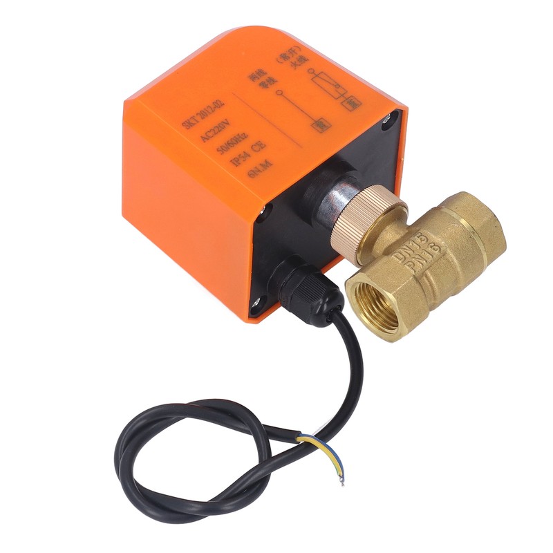 DN15 2 Way 2 Wire Electrical Ball Valve Normally Open
