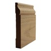 EWBB12 Colonial Baseboard 5-1/4" Tall x 11/16" Moulding. Unfinished, Sapele