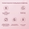 Negative Ion Hair Straightener Styling Comb Adjustable Even Heating Straightening