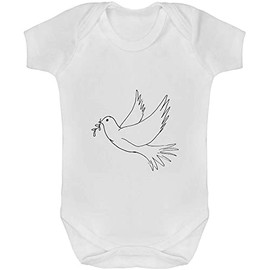 Azeeda 3-6 Month 'Dove In Flight' Baby Grow/Bodysuit (GR00081113)