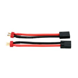 OliRC 3pcs Compatible with TRX Style Female to Deans T-Plug Style Male Connector with 12awg 4inch Wire(C68-3)