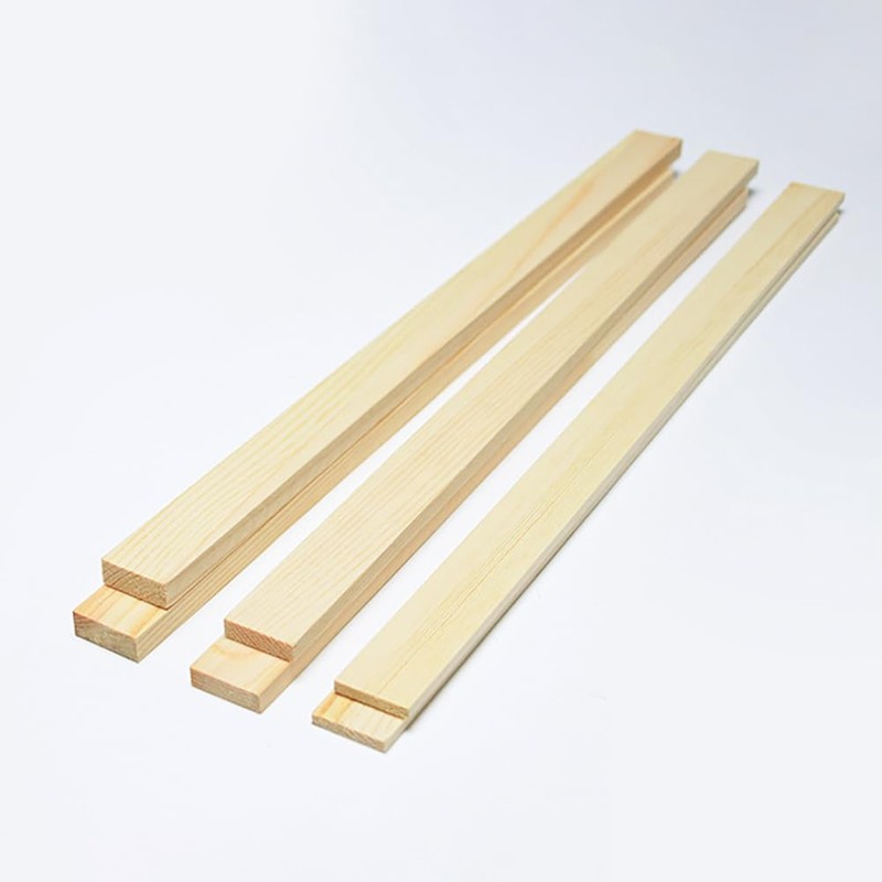 GSHLLO 2 Pcs Wood Polymer Sticks Pottery Guide Strips Tools