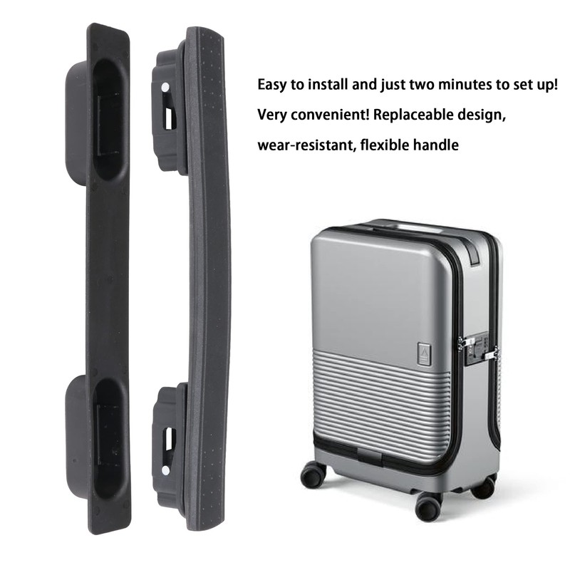 Luggage Suitcase Handle Strap 215mm Luggage Grip Part with Screwdriver