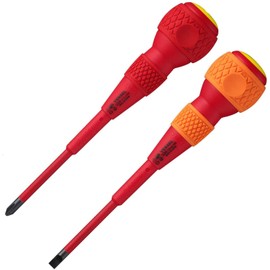 Vessel Ball Grip Insulated Screwdriver 2-piece Set +2 x 100 / -6 x 100 202PS-1