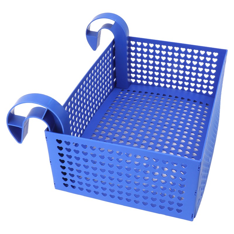 Pool Hanging Storage Basket Adjustable Support Rods Removable Toy Basket