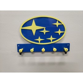 Home Decor Subaru Key Rack Metal Wall Art Plasma Cut Home Decor Gift Idea