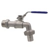 VARIOSAN Ball Outlet Valve 11329 1/2 Inch Stainless Steel Lockable