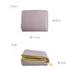 Mura's Goat Leather, Saffiano Leather, Women's, Bi-Color, Bi-Color, Anti-Skimming, navy/light