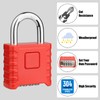 Diyife Heavy Duty Combination Padlocks Outdoor, [Weatherproof] 52mm Large 4