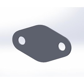 EGR Blanking Plate for Vauxhall 1.7 CDTI DTI Opel Honda Isuzu Engines Block Off Plate