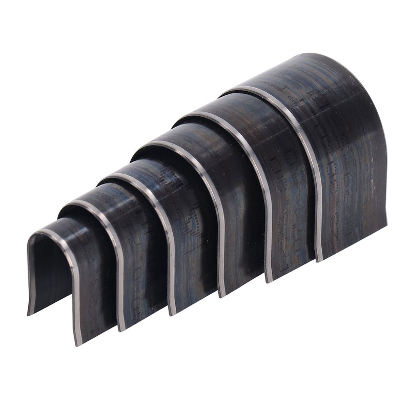 6 Pcs Leather Die Cutter Tool Round Arrow Tail Shape