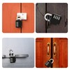 Set of 4 Combination Padlock 4 Digit Lock with Combination