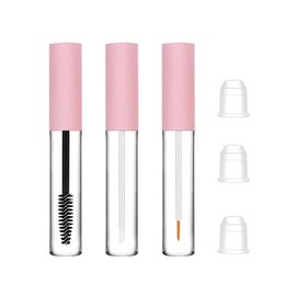 3 Pack 10ml Clear Mascara Tube with Wand, Empty Eyeliner Tube and Empty Lip Gloss Tubes, Premium Eyelash Cream Container Bottle with Leak Stoppers, Ideal Kit for DIY Cosmetics…