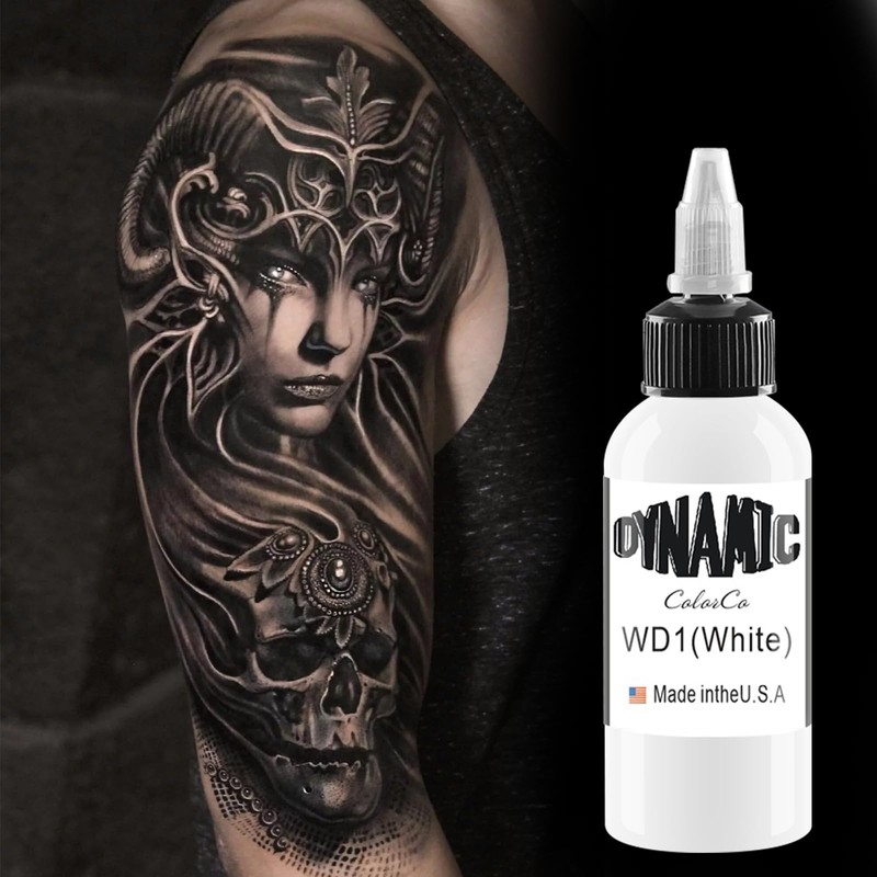 DLDN01 Ink, Tattoo Ink, White Tattoo Ink, Ultra White Ink,