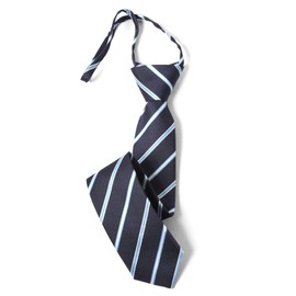 M.H.A.style 30030 Children's Necktie, Dots (Easy to Wear), Kids, Juniors, Boys, 3 Colors, Graduation Ceremonies, B. Blue