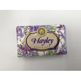 Hayley - Gift Soap Bar For Her Birthday Rose Scent Mum Grandmother Cleanser Lather Present Girl