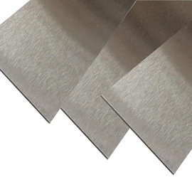 Stainless Steel Sheet Metal Strips 1000 x 40 mm K240 Polished 0.8 mm Thick Decorative Strips, Sheet Metal Cut V2A Trim
