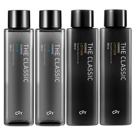 남성화장품 더클래식 남성 스킨 2개+로션 2개 / 대용량 남자화장품 The Classic Men's Skincare Set: 2 Skin Products + 2 Lotions / Large Capacity Men's Cosmetics