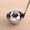 Soup Ladle Stainless Steel Professional Serving Ladle Bottom Ladle with