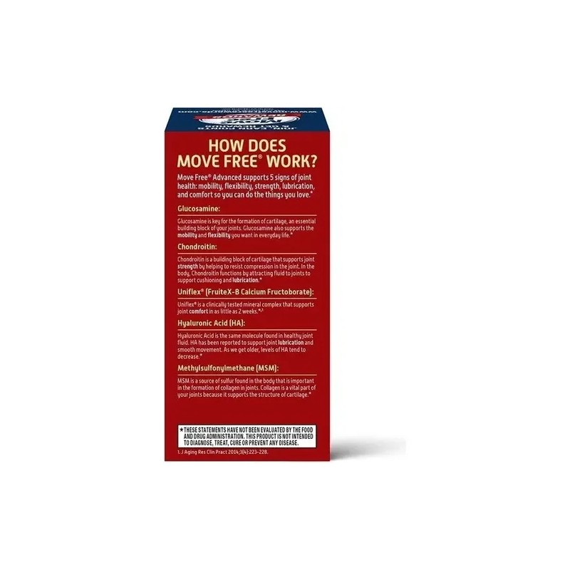 Move Free Multivitamínico Glucosamina Condrintina 120 Tab Sabor Sin Sabor