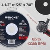 WINONE Cut Off Wheel 4 1/2,10 Pack Cutting Wheel Ultra
