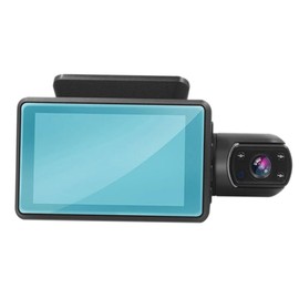 Operitacx 1 Set Dash Cam with Dual Lenses Car DVR for Front Interior Monitoring Night Vision Easy Installation for Safe Driving Parking Monitoring