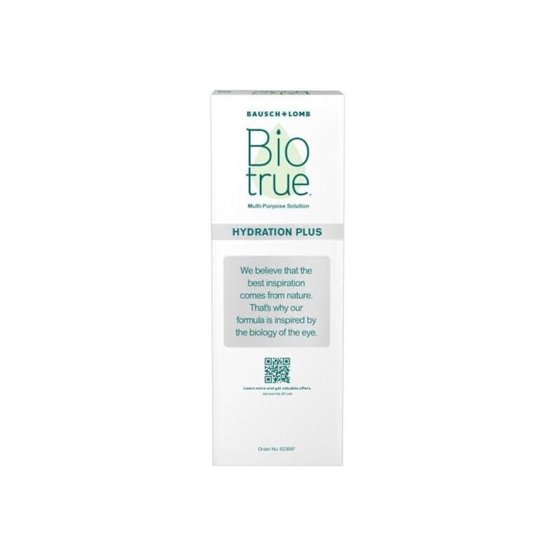 Biotrue 바이오트루 하이드레이션 플러스 다목적 솔루션 10 floz, 시력 보호