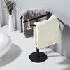Hand Towel Holder Stand, Free-Standing Towel Rack Matte Black, SUS304