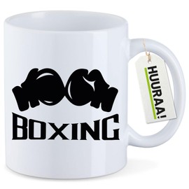 Huuraa Teacup Boxing Gift Cup White 330ml Boxing Present