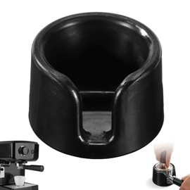 Coffee Tamper Base Compatible with Ninja Espresso ES601, ABS Material Portafilter Tamper Base with Anti-Slip Bottom for Enhancing Tamping Stability and Extraction(Black)