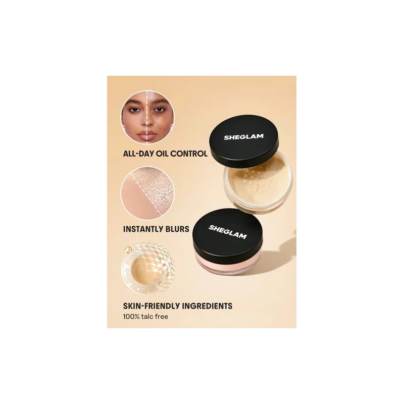 Sheglam Polvo Fijador Baked Glow Radiante - Cappuccino
