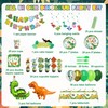 Dinosaur Birthday Decorations, Dinosaur Party Supplies for Boys, 20 Serves