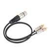 Y Splitter Breakout Cable XLR Female to Male Convert EMI/RFI