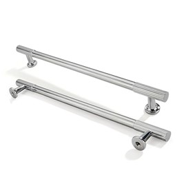 ZAUYX 10-Pack 8 Inch Hole Center Polished Chrome Cabinet Pulls Solid Heavy Duty Cabinet Pull is Suitable for Drawers Dressers Handles Kitchens Bathroom cabinets