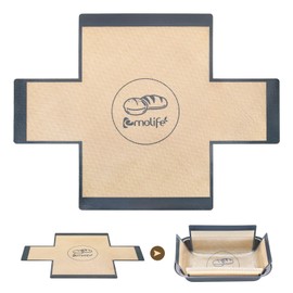 Silicone Bread Loaf Pan Liners, Nonstick, Reusable Bread Pan Baking Mat (1)