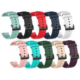 TenCloud intended for HOK/Erkwei Smartwatch I22 Watch Bands Quick Release Strap Soft Silicone Sport Band Compatible with Erkwei 1.7'' I22 Smart Watch/I22 Smartwatch Bands-10 Pack