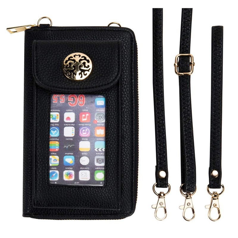 Heaye Small Crossbody Purse Cell Phone Wristlet Wallet for Women