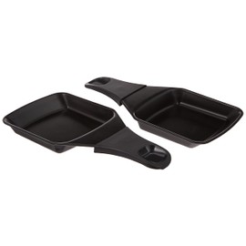 Tefal XA400202 Accessoires pour Raclette Lot de 2 Coupelles Carrées avec Revêtement Anti-Adhésif