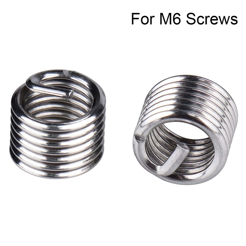 Wolfride 30PCS Helicoil Kit - M6 x 1mm Thread Repair