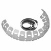 Tusk Aluminum Pipe Guard Silver - Fits: KTM 300 XC-W